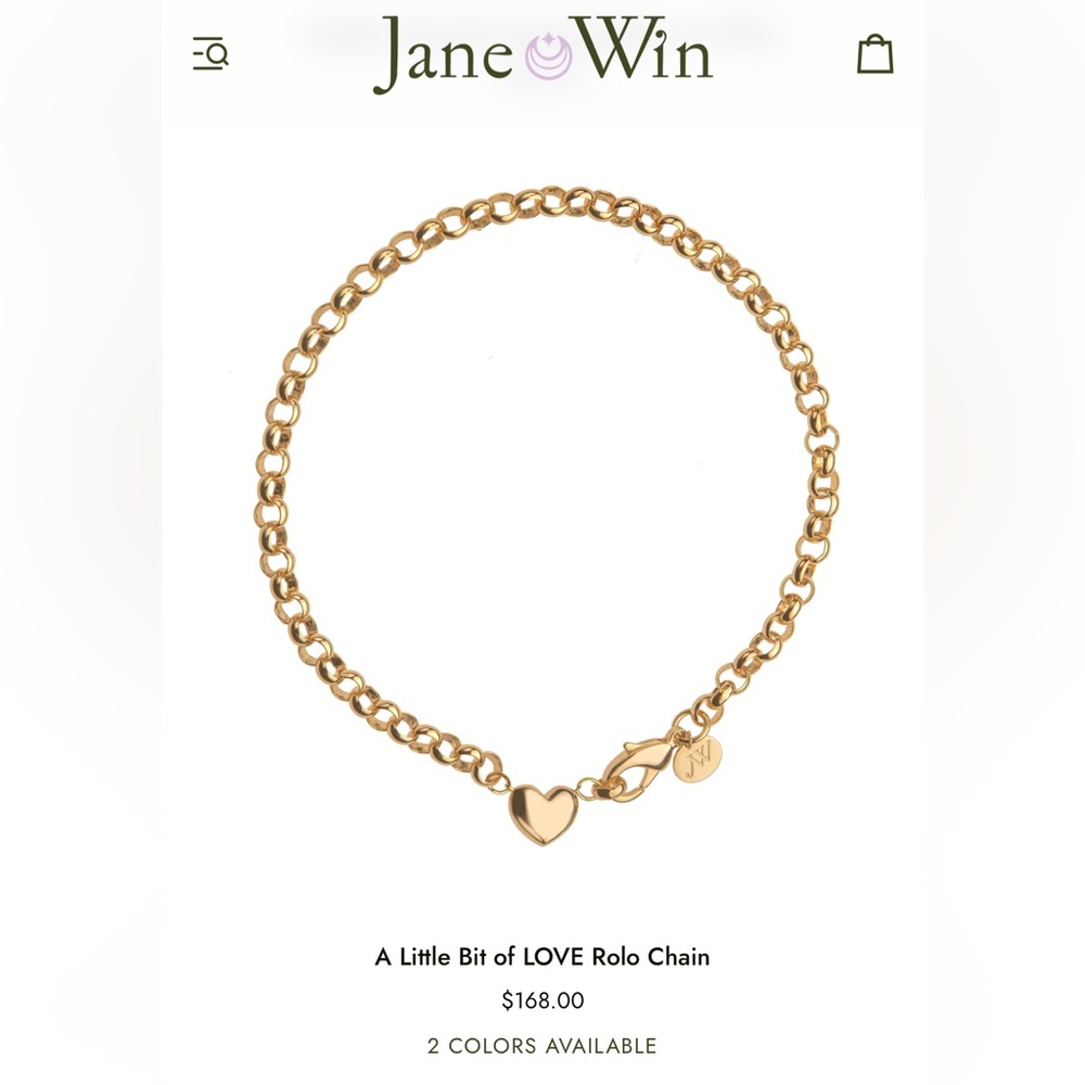 JaneWin A little bit of Love rolo chain